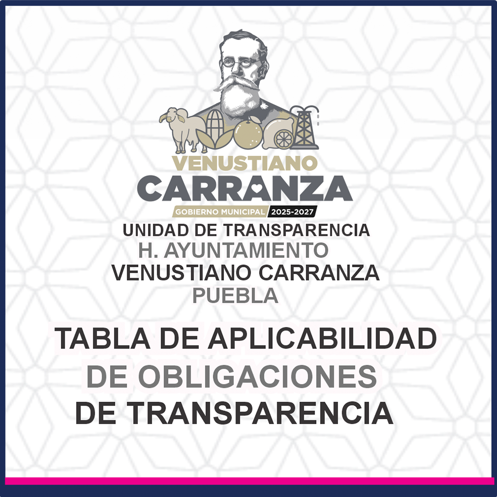 Tabla de Aplicabilidad